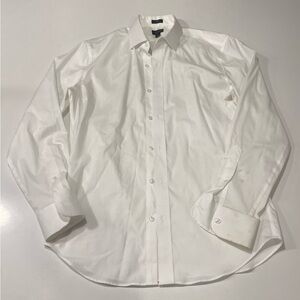 J. Crew Men's Crisp White Dress Shirt